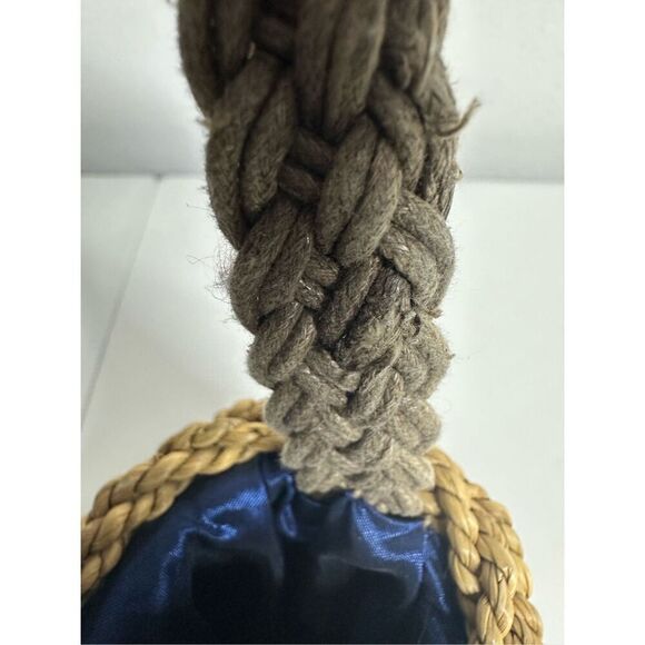 SUN N SAND Woven Jute Rainbow Raffia Bohemian Women’s Crossbody Bag - Picture 10 of 16